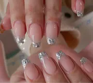 大人気🌻ガラスフレンチネイル💅¥8980円→￥5000円