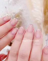 マグネットダブルミラーフレンチネイル【ケア・オフ・ベースカラー込み】