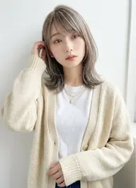 【1番人気♪】カット+ハイライトカラー+トリートメント　￥16800［千葉駅］