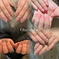 【ジェルオフあり】初回オフ無料◎左右変え可能♩約100色から選べるシンプルワンカラー🤍¥6,160