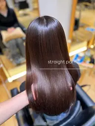 🌱リタッチ地毛風ストレートパーマ🌱✨木曜日🙅‍♀️ブリーチ履歴🙅‍♀️