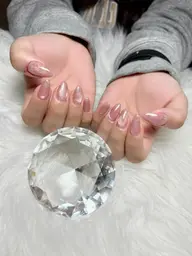 【オフなし】フラッシュorマグネットネイル🤍🫧