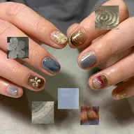 【6本までアートし放題🦋】初めての方におすすめ✨お好きな指に6本までデザイン☆個性派,モチーフ,ニュアンス🦄オフあり