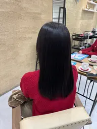 ポイント縮毛+ワンカラー