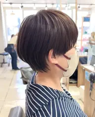 💞白髪染めリタッチカラー💞+✨似合わせカット+うる艶コラーゲントリートメント✨