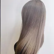 ※💎透け感&柔らかい色味に仕上がる💎カット+ブリーチ1回+ミルクティーカラー+バブルケア
