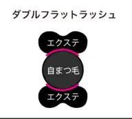 新登場【ダブルフラットラッシュ】最高の持ちとボリューム感！70束140本 ¥4000