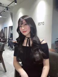 🖤🇰🇷【韓国風】小顔になれる顔周りカット＋韓国風艶カラー＋ダメージケアトリートメントサービス🇰🇷🖤