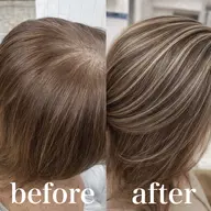 【口コミ投稿で300円オフ❣️】✨似合わせカット・白髪ぼかしハイライトクーポン✨