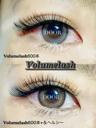 🧁\ꫛꫀꪝ✧‧˚メニュー/＆ヘルシー➕LEDエクステ➕ボリュームラッシュ600本🧁