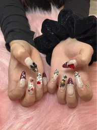 【つけ放題120分】チップ長さだし10本込み｜持ち込みデザインOK《ご新規様・当店付替オフ無料》