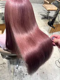 【 💜minimo限定価格 】ブリーチリタッチ ＋ カラー ＋ 髪質改善Aujuaトリートメント🫧