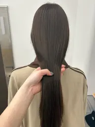 【髪を柔らかい質感へ💭】酸性ストレート➕2stepトリートメント