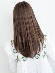 デザインカット・髪質に合わせた縮毛矯正かコスメストレートかボリュームダウンパーマに内部浸透修復トリートメントのコースです