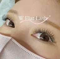 【高持続＆長持ち＆ボリュームUP♥】Wフラットラッシュ80束※オフ+550円