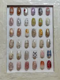 【 hand 】2本アートサンプルネイル(オフ代無料)🫧シンプルネイルが好きな方やネイル初心者の方にオススメです✨️