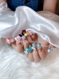 【お気に入りした方限定】120分以内:デザイン持ち込み➕アートやり➕パーツ付け放題