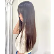 前髪顔周り縮毛矯正+カット+マスクTR