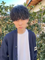 パーマ人気No.1スタイル🔥【メンズカット+ツイストスパイラル】