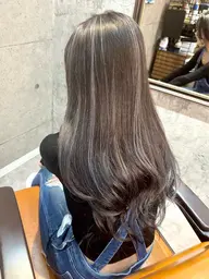 ホワイトハイライト+ベースカラー