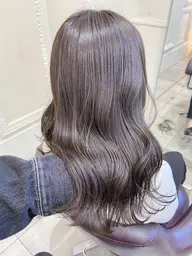 艶感カラー【ダメージ少ない薬剤使用】(ワンカラー/暗髪/就活/アッシュ/グレージュ/ラベンダー/ピンク/暖色/オリーブ)