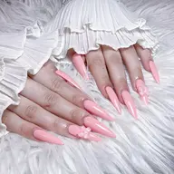 🔥新規🔥チップ長さだし10本+ワンカラー／ラメグラ（クリアベース）／フラッシュ　【オフ無し】【オフあり＋1500】