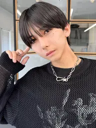 【縮毛矯正】メンズカット+縮毛矯正ストレート　￥24200→￥10000