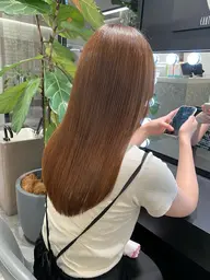 【カットカラー】オーガニックカラー＋カット＋2step TR 9500円