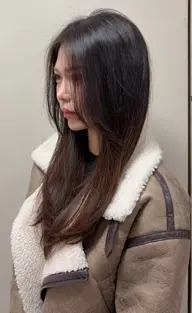 【似合わせロングレイヤーカット➕うる艶2ステップトリートメント】　ミニモ限定カットモデル❕