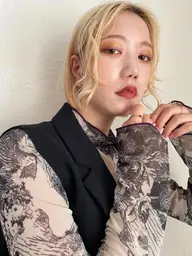 海外風ハイライトcolor🌊  ブリーチ+カラー+高保湿トリートメント