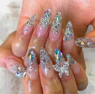 【アクリルスカルプ＋オフ有】120分時間内やり放題/つけ放題🥂