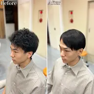 🔮全体縮毛矯正➕カット✂︎【⏳平日先着人数限定クーポン‼️】#メンズ縮毛矯正