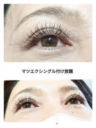 シングルマツエク　120分　付け放題