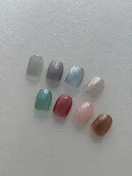 〖オフ無料〗画像のマグネットから選べる♪1色ワンカラージェルネイル(foot)🫧