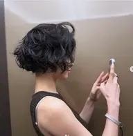 🌀ボブカット➕パーマ