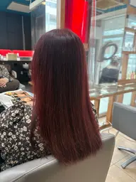 ファッションカラー/ワンカラー+炭酸シャンプー【縮毛矯正/カラー/ボブ/レイヤーカット/日暮里/西日暮里/上野】