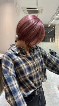 仕上がりが【️ショート限定、ボブ不可】 カット + ベースtr