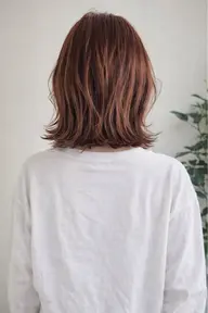 【男女白髪染め】カット＋オーガニックカラーリタッチ（目安3センチ以内／2ステップトリートメント付き）