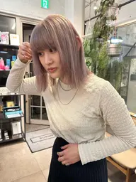 🎓学割U24🫧Wカラー(ケアブリーチ＋ケアカラー)※クイックトリートメント付き