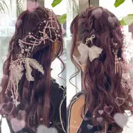 ぽたく集まれ〜🙌🏻💕全力かわいい最強ヘアメ🖤🎀地雷・量産・フルール🎀🖤【ヘアアレンジ】