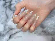 💚(オフ有)デザインスカルプコース(マーブル、タイダイ、埋め込み、バーチャルフレンチ等....) ※ジェルコート代込み