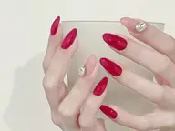 🎊🎊ワンカラー➕2個パーツ無料or2本埋め尽くし(カラー2個まで)【初回ジェルオフ無料ケア込み】