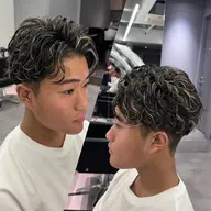 メンズカット＋外国人風ハイライトカラー🙋🏽‍♂️ハイライトカラーで立体感を作りましょう🔥🔥