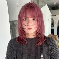 【垢抜けハイトーンカラー🦄】似合わせカット＋ブリーチ1回＋カラー（巻き髪仕上げOK✨）