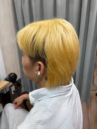 根元3センチ以内ブリーチのみ