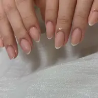 オフィスネイル🏢自爪風の仕上がり✨