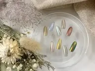 🎀【オフ込み】FOOT👣ミラーorマグネットワンカラー💅🫧（⚠︎平日10時​〜​限定）