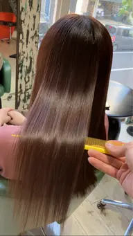 【スペシャルご褒美コース✨】カット+全体艶カラー+縮毛矯正+4STEP濃密生トリートメント🌈