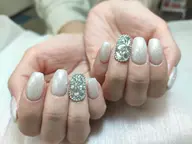 New open期間限定♪ワンカラー＋2パーツ／埋め尽くし（ジェルオフ＋500）