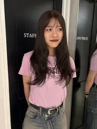 全体カラー + 毛先カット + 2stepトリートメント + コテ巻き🎀